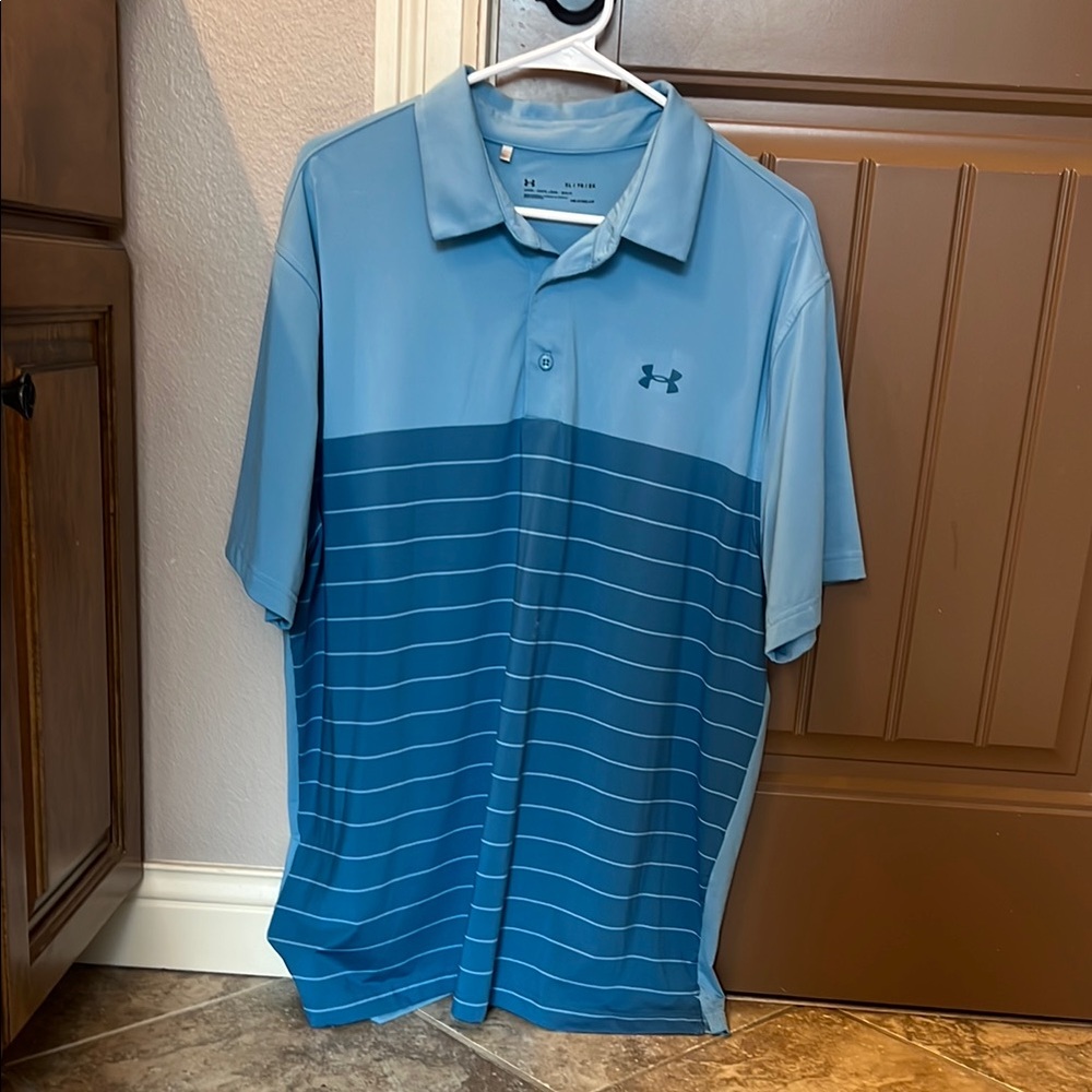 Under Armour Men's Blue Polo Shirt